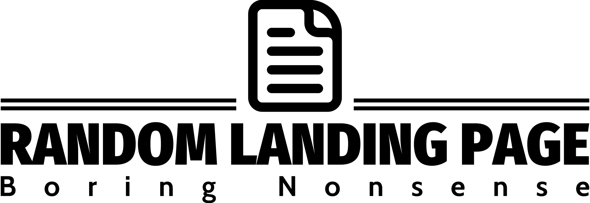 Random Landing Page Logo